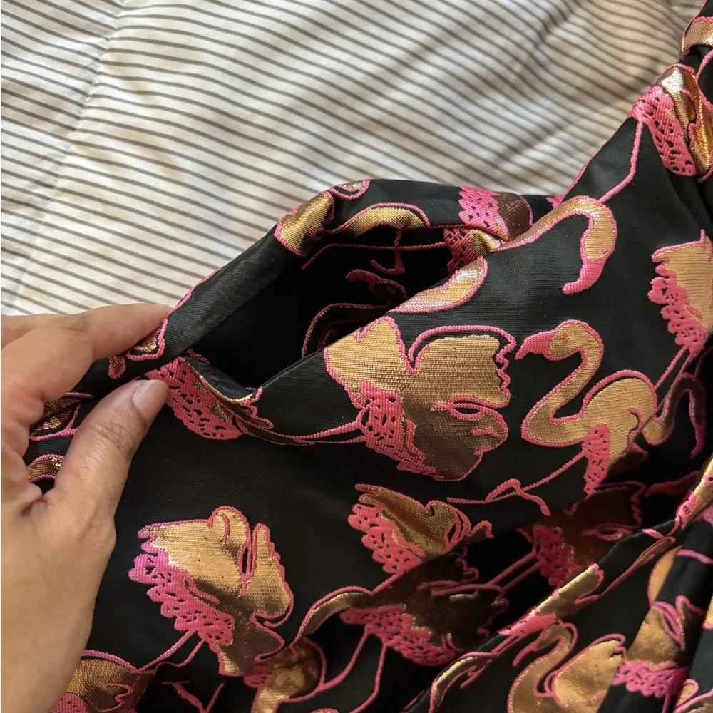 NWOT Adorable Flamingo Print Dress - Picture 5 of 6